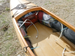 Flotation bags, Sailing Canoe Bufflehead