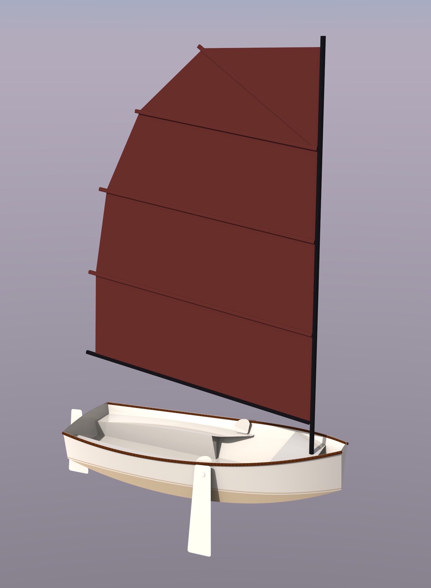 Cat Sail Rig bootsbaugarage.ch - Clam Girl's Cat Rig ~~~ Hoops &