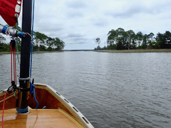 Approaching Richards Island