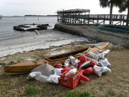 Flotation bags, Sailing Canoe Bufflehead