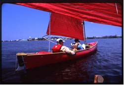 Sailing canoe conversion