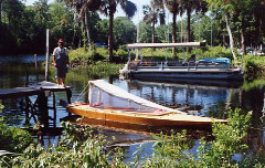 Hugh's tent for his sailing canoe Puffin