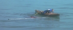 Sailing canoe Bufflehead, capsize routine