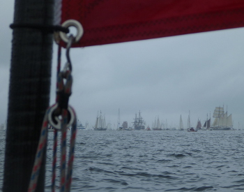 Windjammerprade auf der Kieler Förde