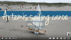 ARTEMIS sailing canoe built by Koos