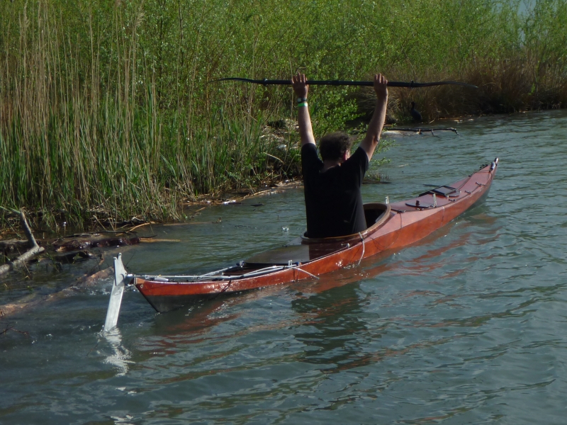 Die ersten Meter im Wasser