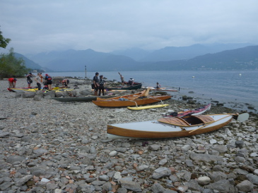 Am Strand von Isola Superiore