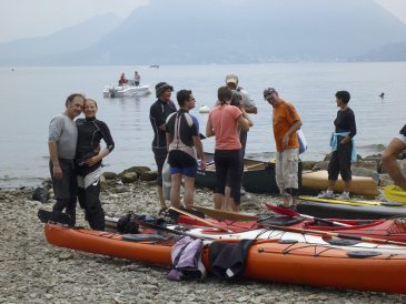 Am Strand von Isola Superiore